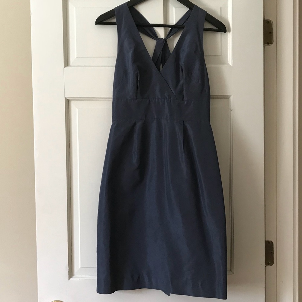 J. Crew Alisanne Caspian Blue dress